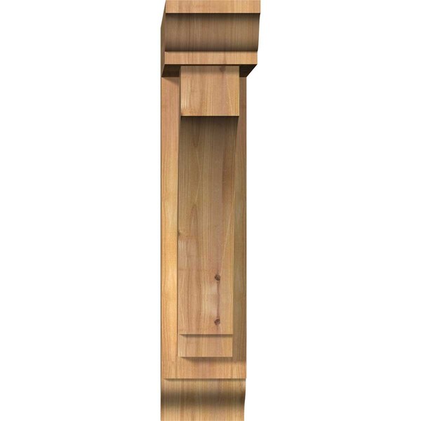 Imperial Traditional Smooth Bracket W/ Offset Brace, Western Red Cedar, 5 1/2W X 18D X 26H